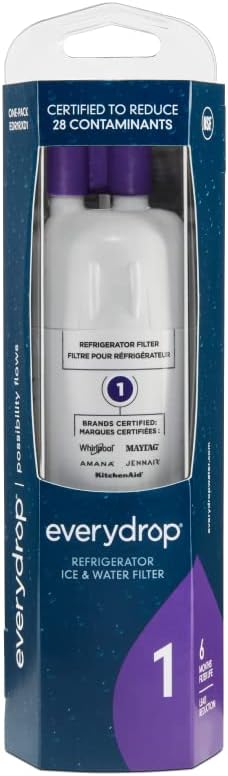 B00UXG4WR8 - everydrop by Whirlpool Ice and Water Refrigerator Filter 1, EDR1RXD1,