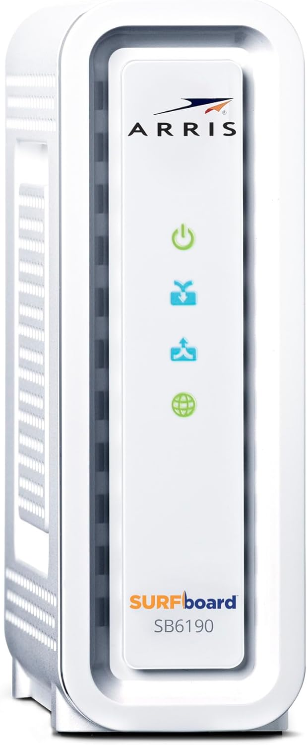 B016PE1X5K - ARRIS (SB6190) - Cable Modem - Fast DOCSIS 3.0 32x8