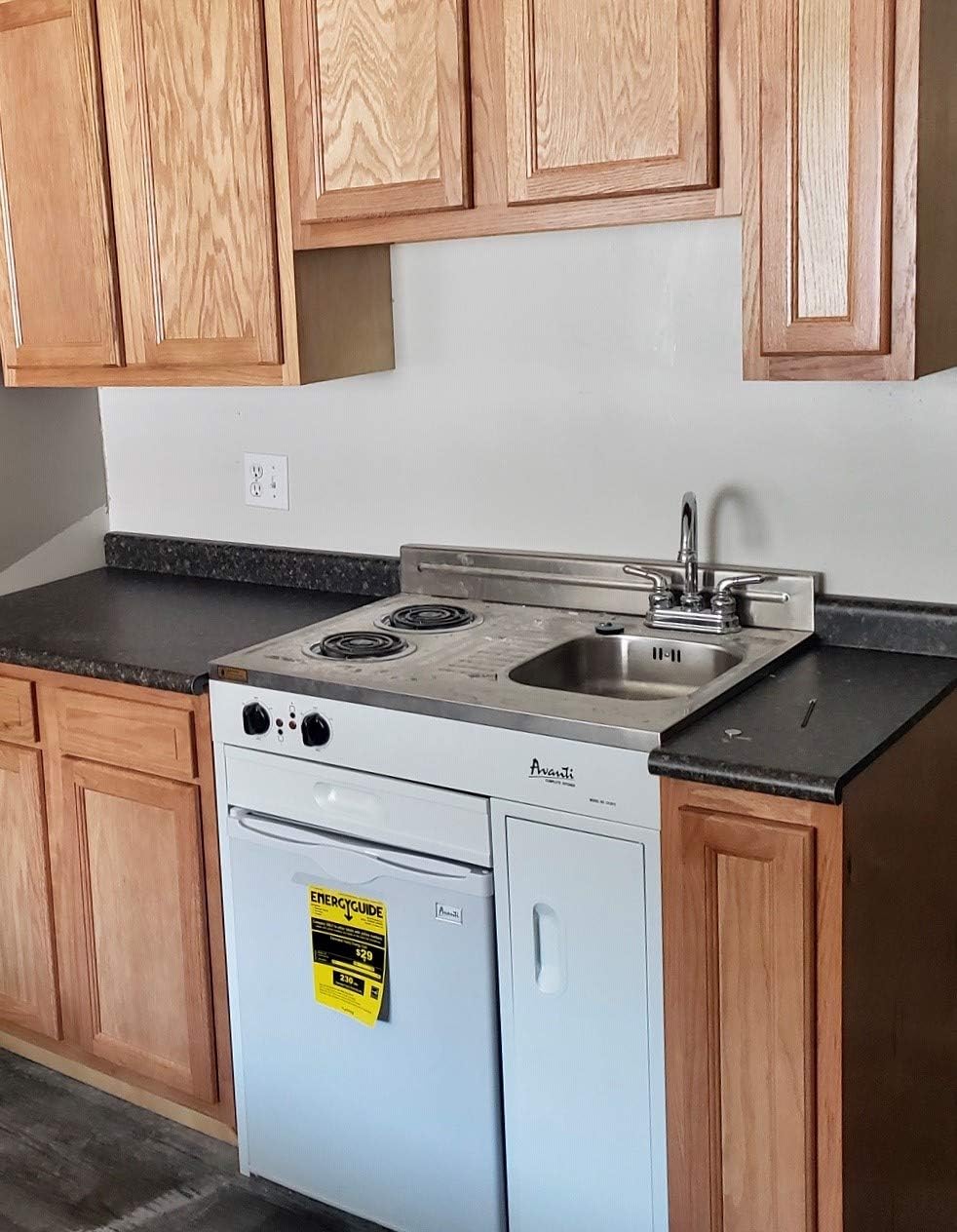 B018EZO8FK - Avanti CK3016 Full Compact Kitchen Built in Kitchenette with Stainless