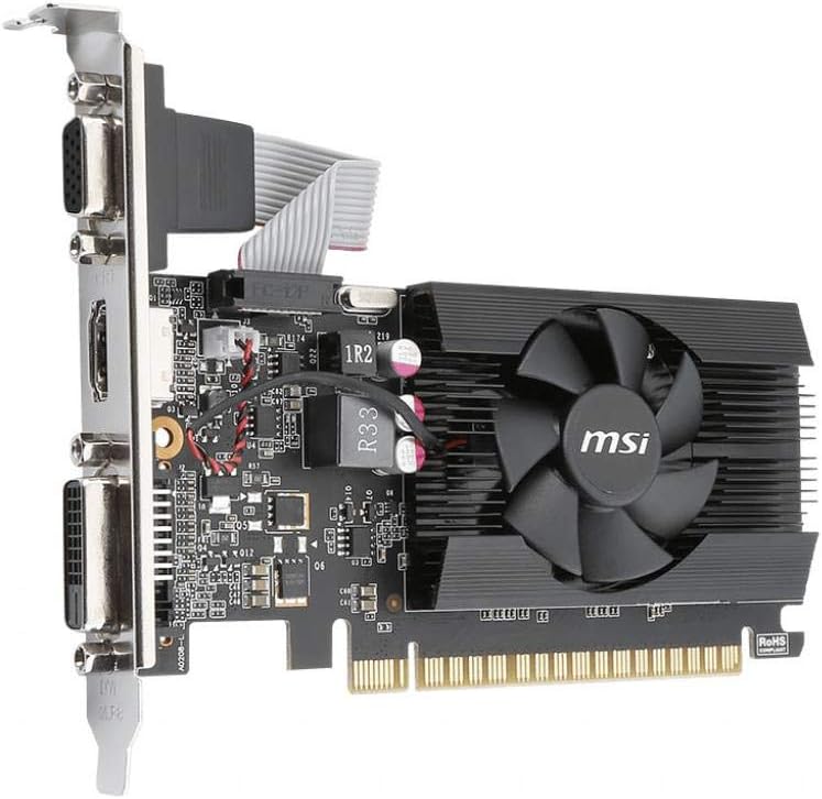 B01DOFD0G8 - MSI Gaming GeForce GT 710 2GB GDRR3 64-bit HDCP Support