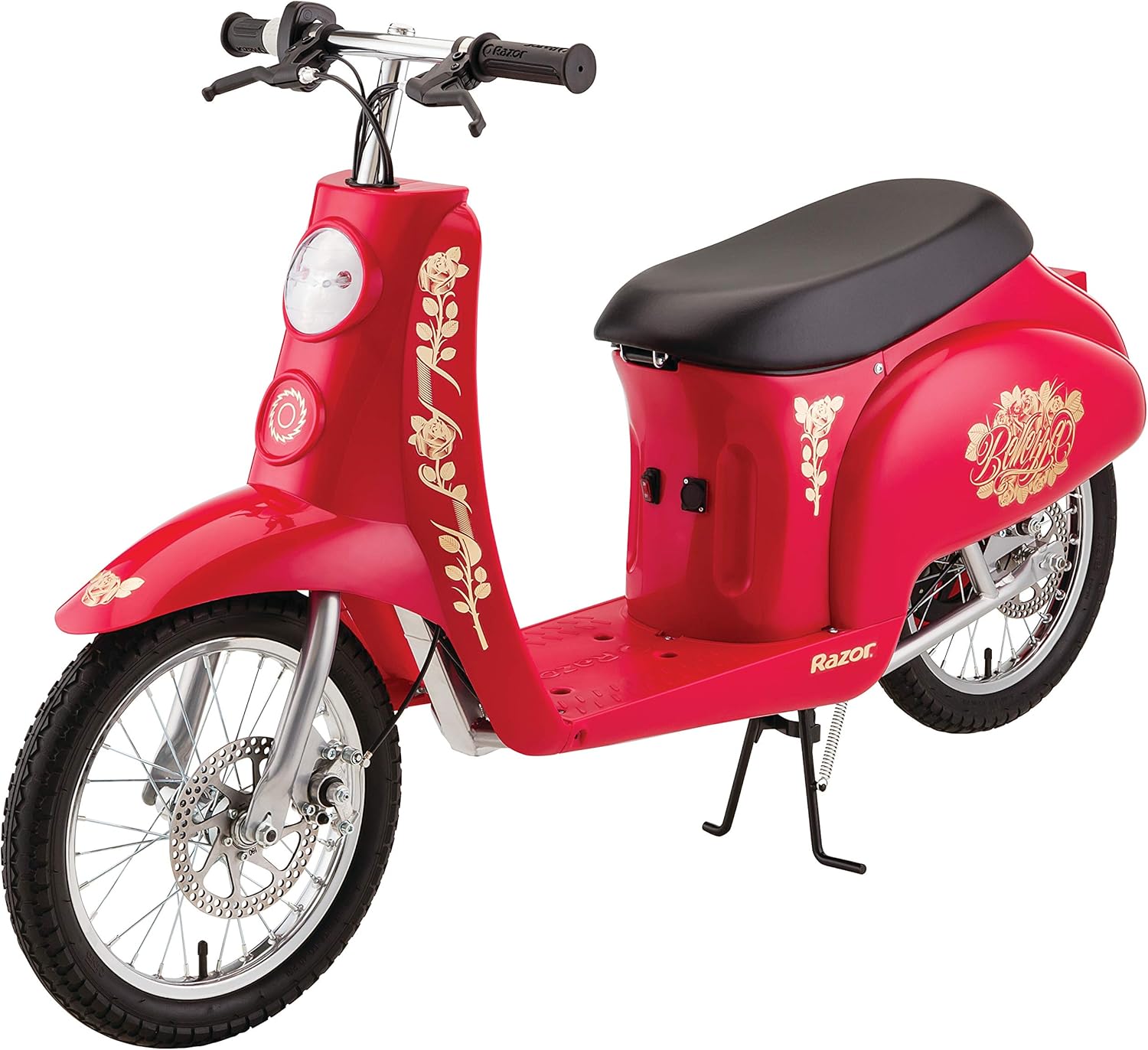 B01ET6JKE2 - Razor Pocket Mod Bellezza Euro-Style Electric Scooter - Red