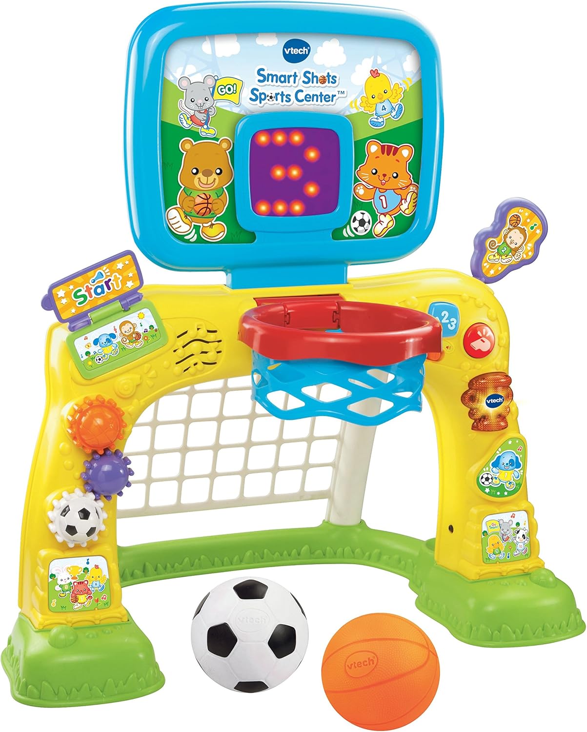 B01FVS6TGO - VTech Smart Shots Sports Center (Frustration Free Packaging), Yellow, Standard