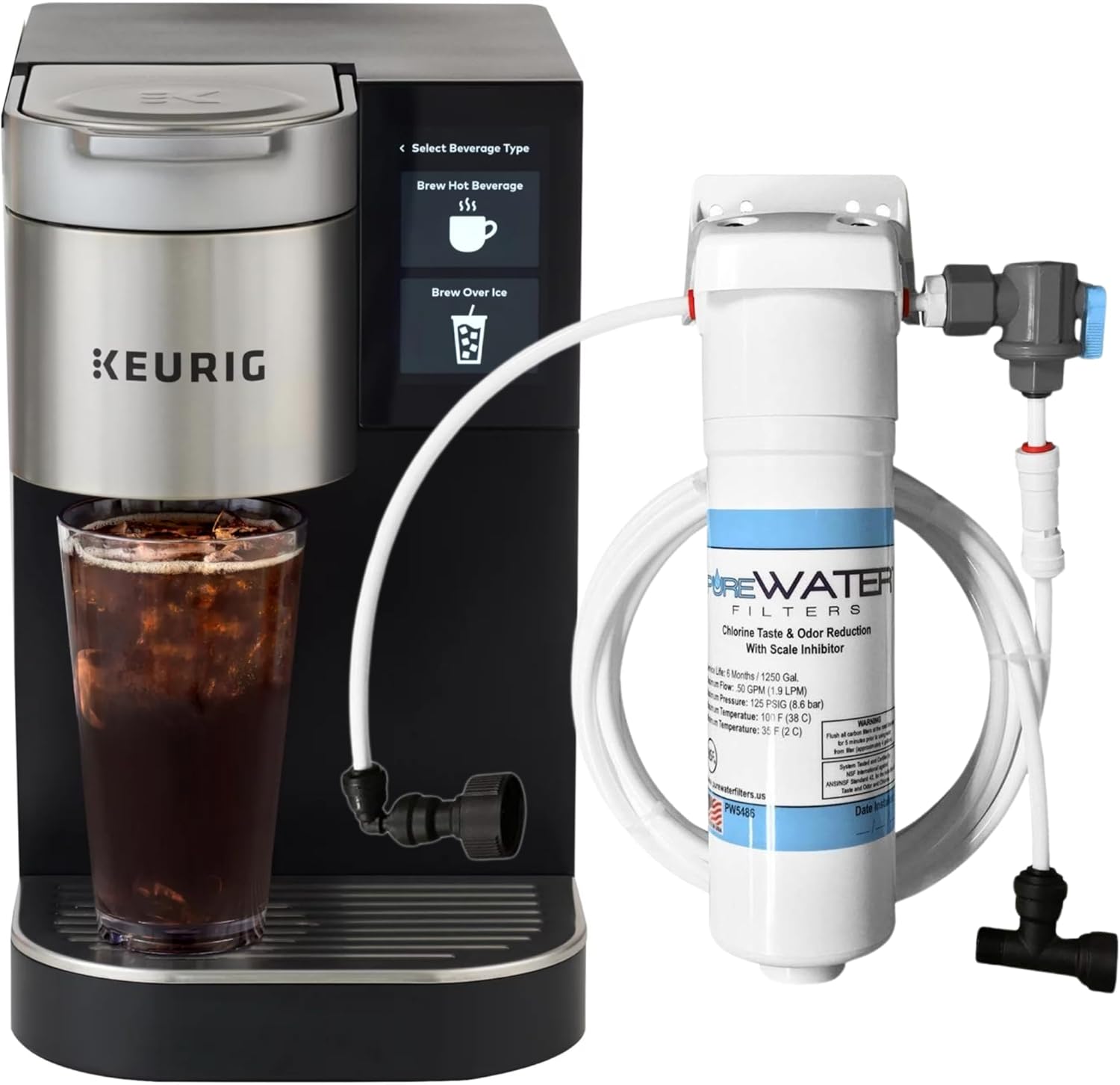 B01MSN01J6 - Keurig K2550 Plumbed Single Serve Commercial Coffee Maker and Tea