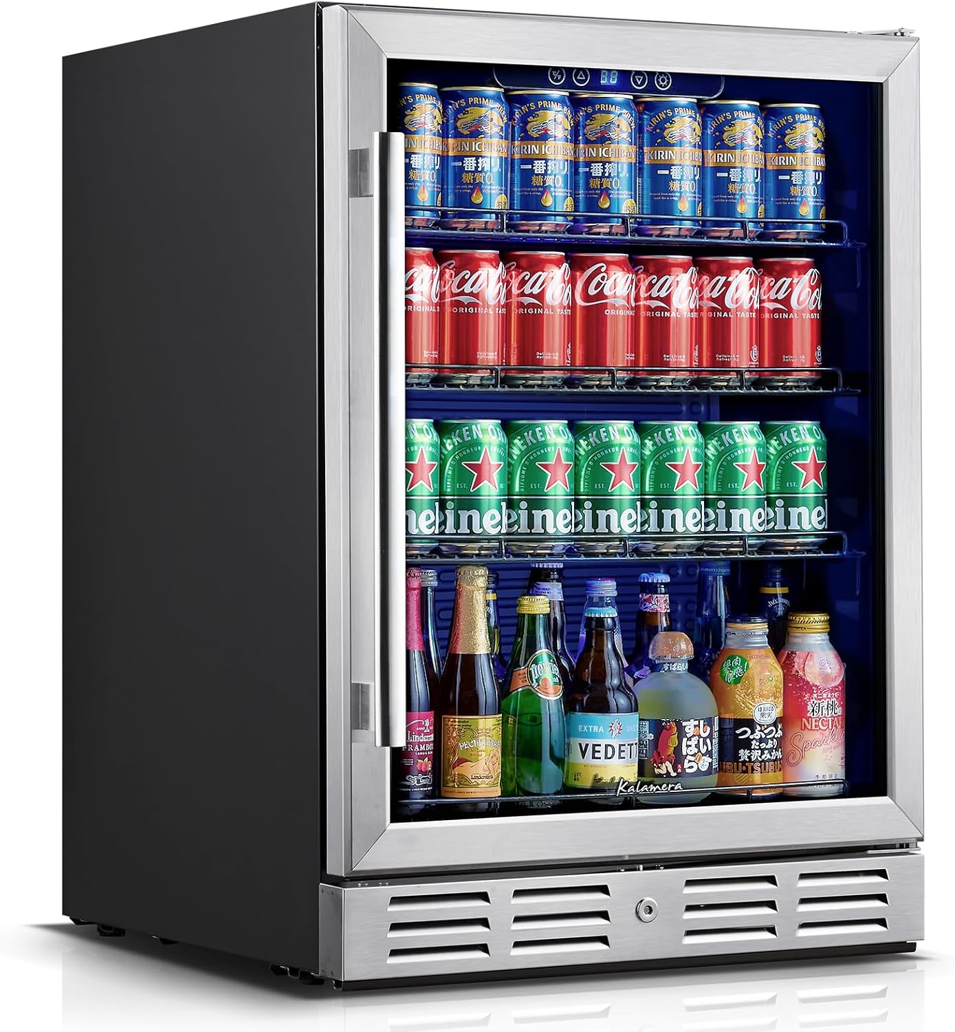B01N9RPCT5 - Kalamera 24 inch Beverage Refrigerator - 154 Cans Capacity Beverage