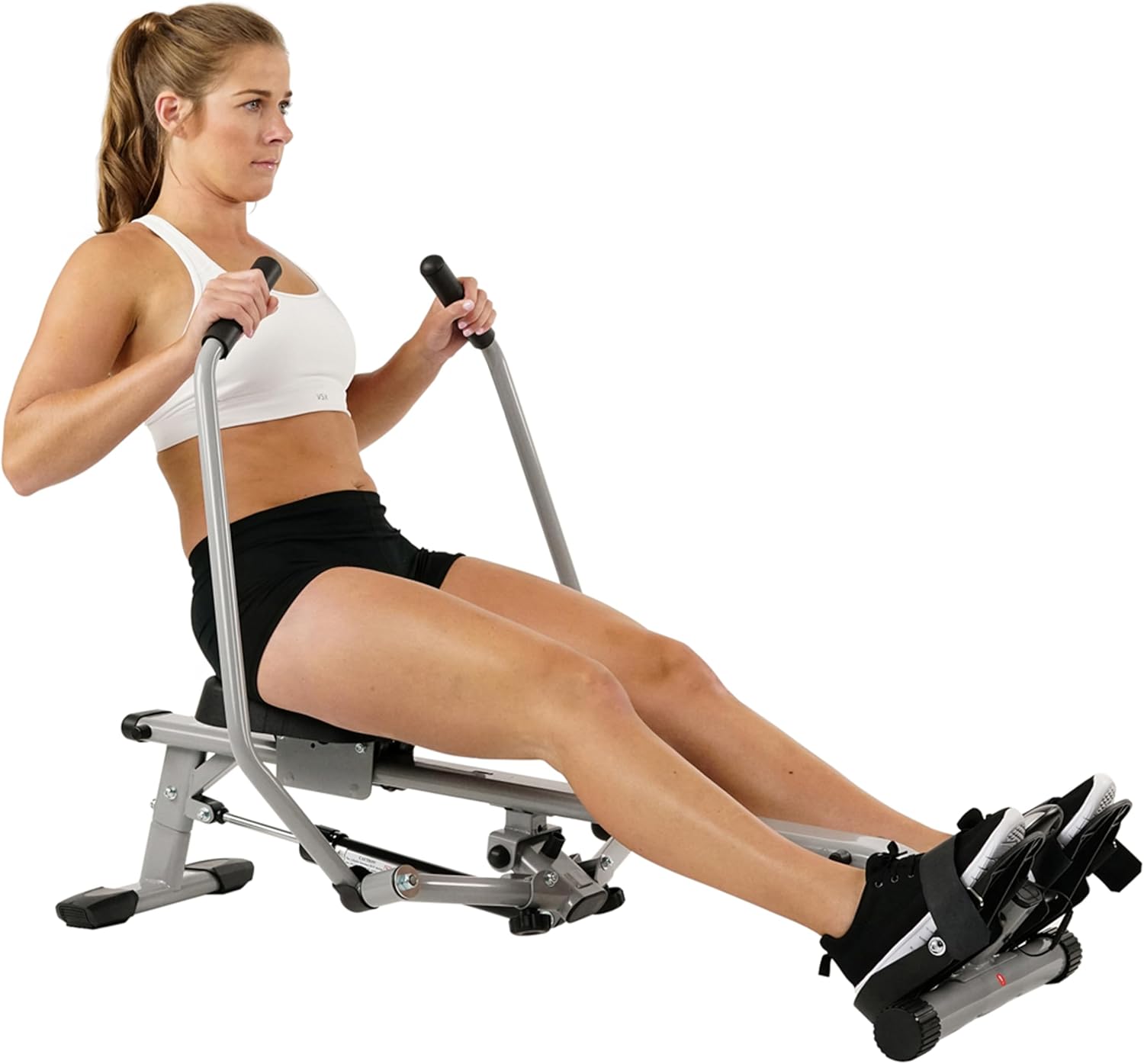 B06WW5XXJL - Sunny Health & Fitness Smart Compact Full Motion Rowing Machine,