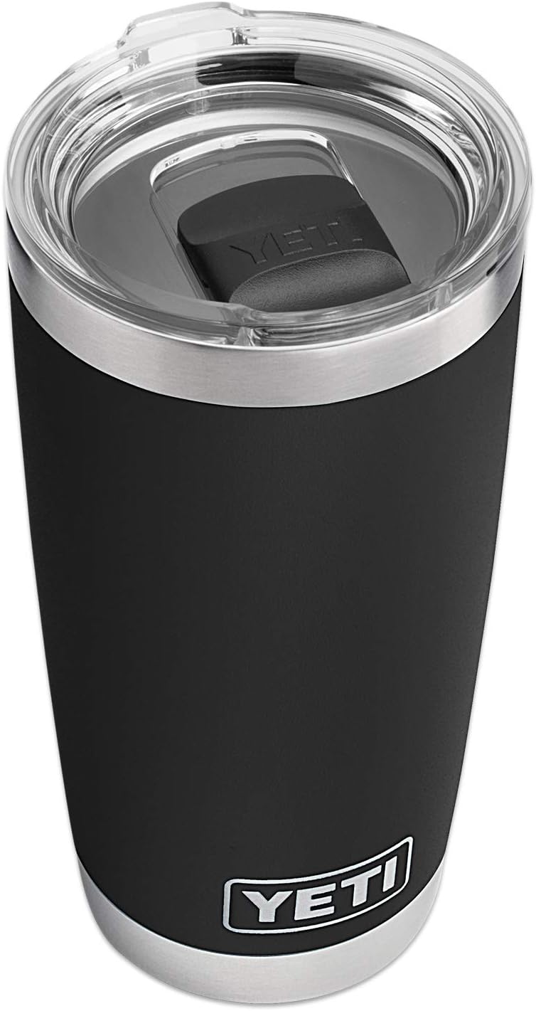 B073WJMKHN - YETI Rambler 20 oz Stainless Steel Vacuum Insulated Tumbler w/MagSlider