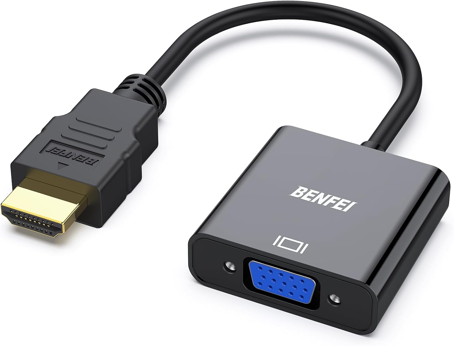 B075GZ8DX7 - BENFEI HDMI to VGA, Gold-Plated Adapter (Male to Female) for
