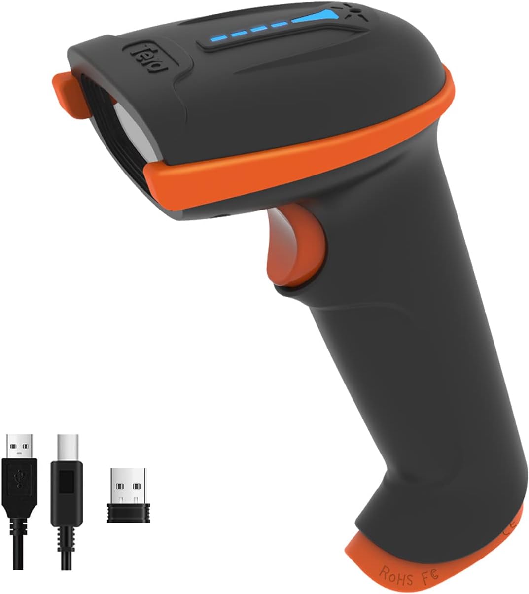 B078SQ91FB - Tera Barcode Scanner Wireless 1D Laser Cordless Barcode Reader with
