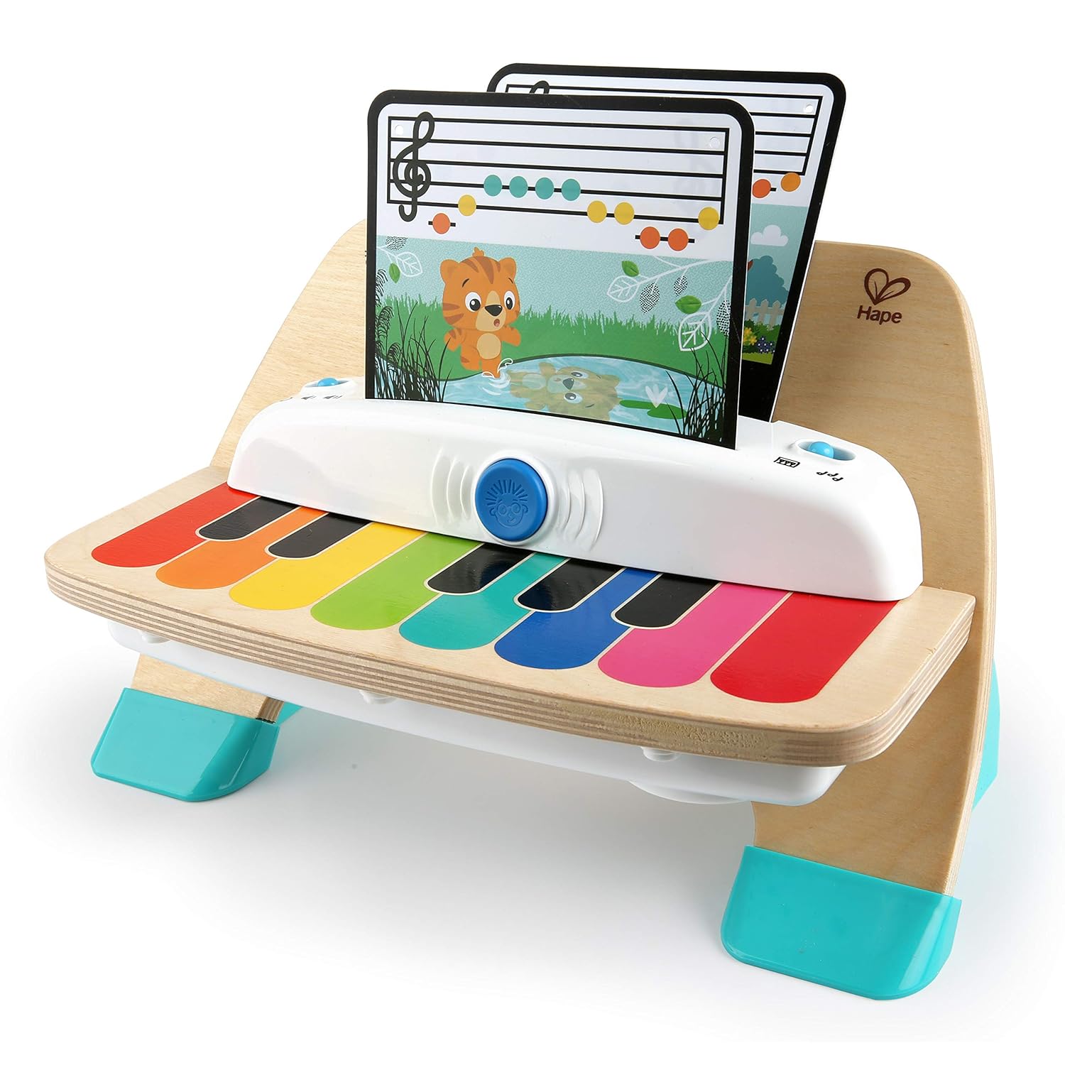 B07CP2FCCV - Baby Einstein and Hape Magic Touch Piano Wooden Musical Toddler