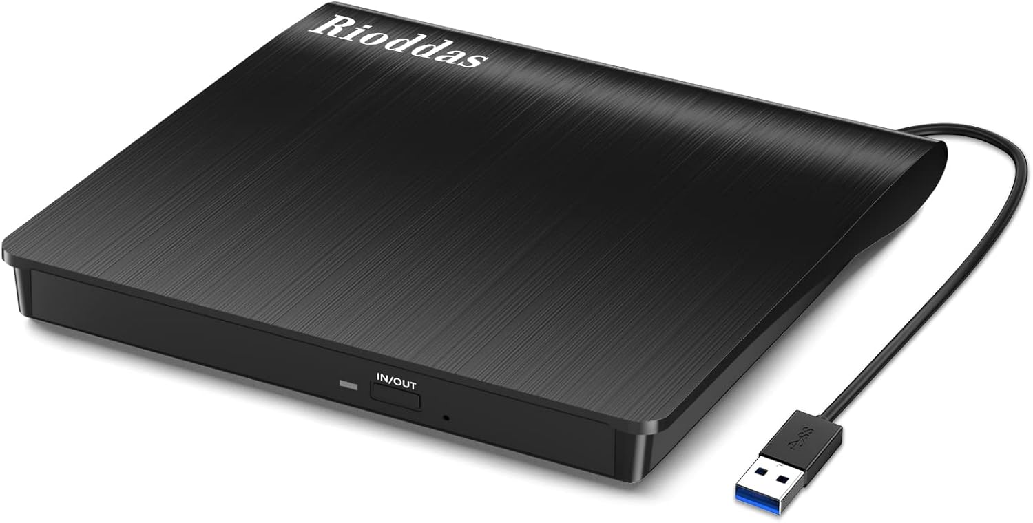 B07DLRG9VH - External CD/DVD Drive for Laptop, USB 3.0 CD DVD Player