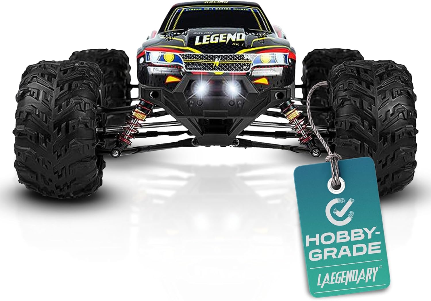 B07F38CPM1 - LAEGENDARY Remote Control Car, Hobby Grade RC Car 1:10 Scale