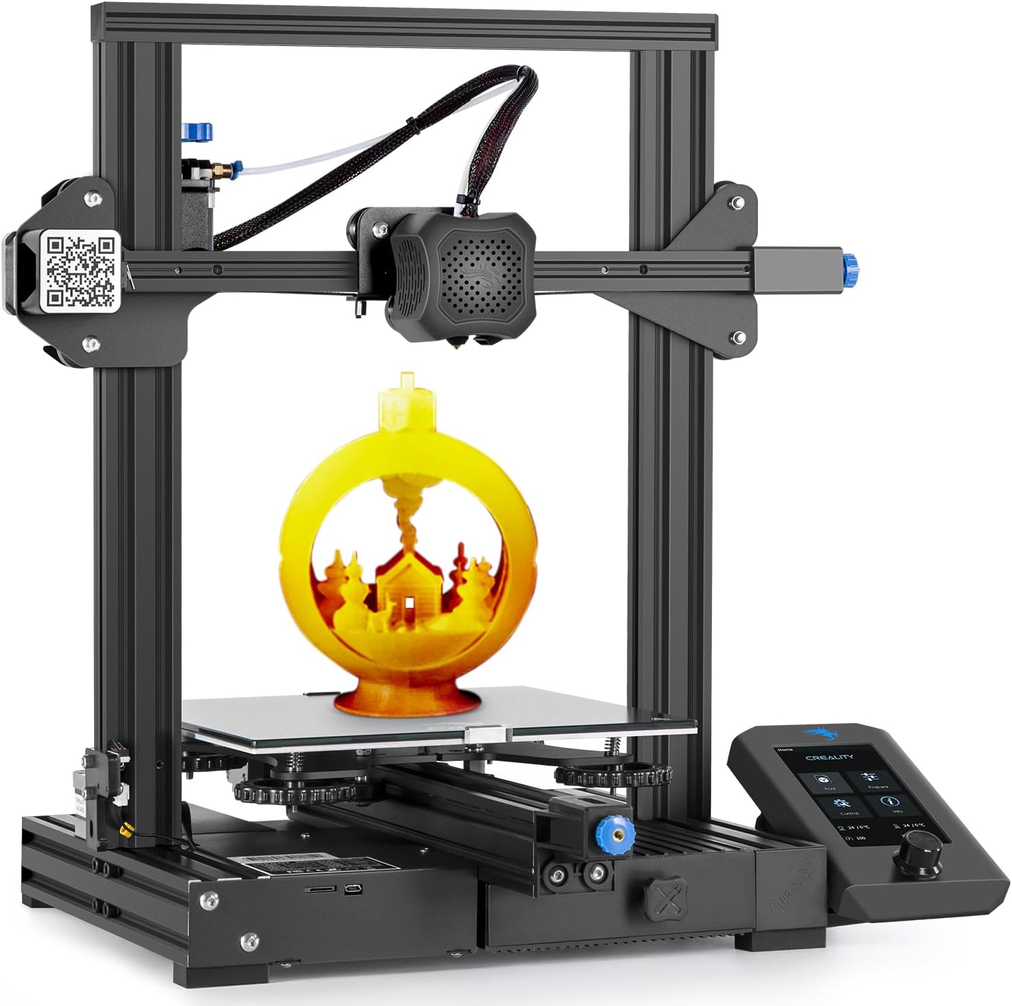 B07FFTHMMN - Official Creality Ender 3 V2 Upgraded 3D Printer with Silent