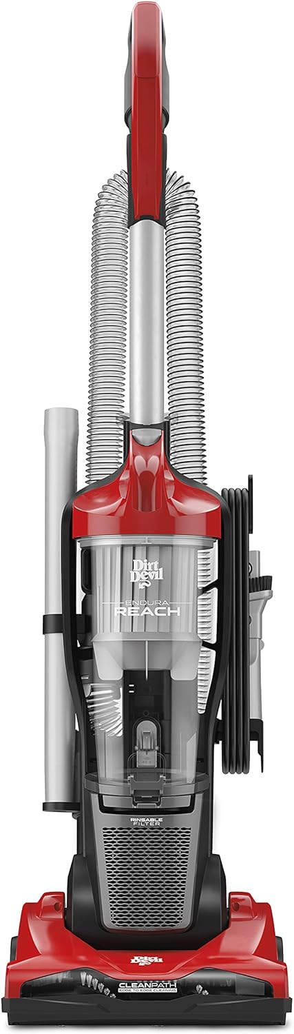 B07G2QQJTS - Dirt Devil Endura Reach Upright Bagless Vacuum Cleaner for Carpet