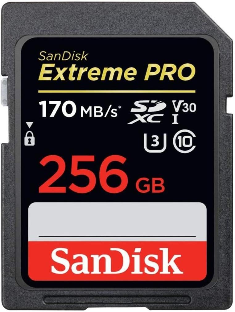 B07H9VX76D - [Older Version] SanDisk 256GB Extreme PRO SDXC UHS-I Card -