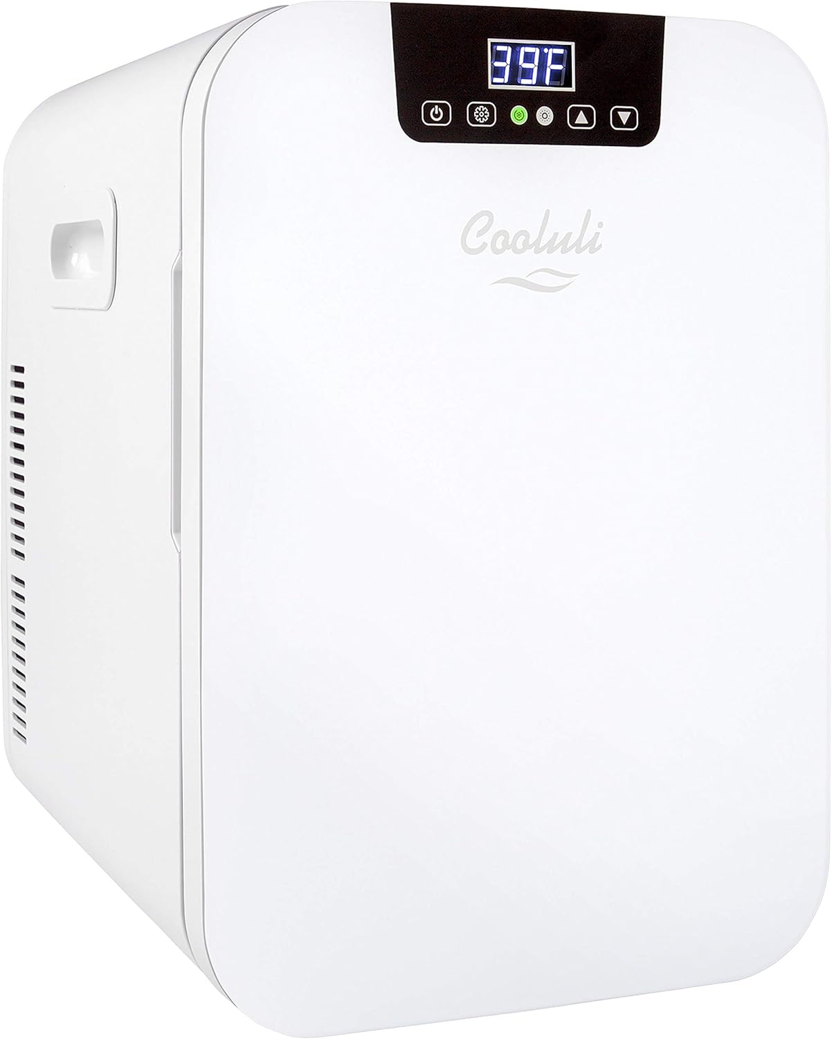 B07JCBG524 - Cooluli 20 Liter Mini Fridge with Temperature Control - White