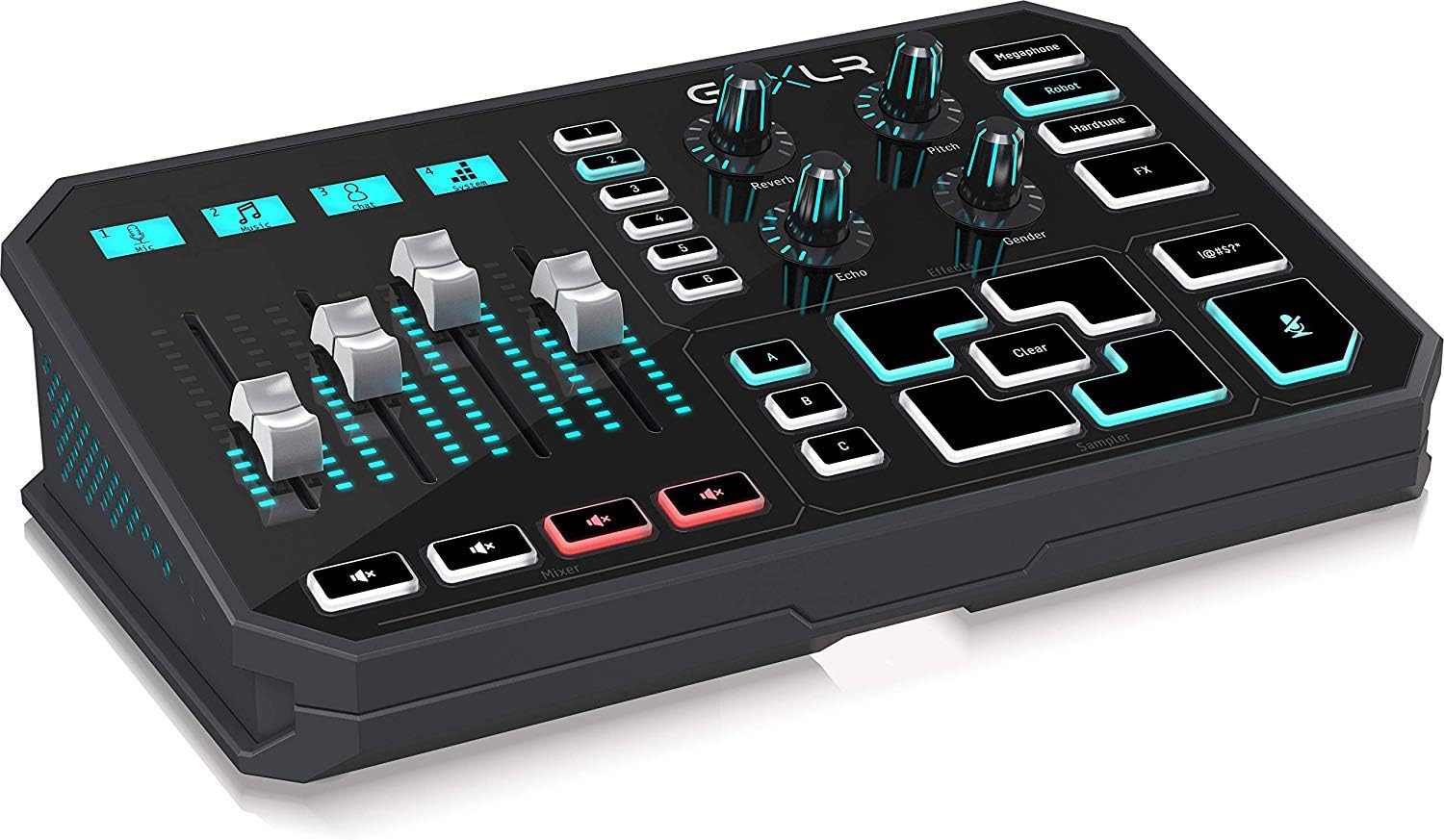 B07JKNG4NV - TC-Helicon GoXLR Revolutionary Online Broadcaster Platform with 4-Channel Mixer, Motorized