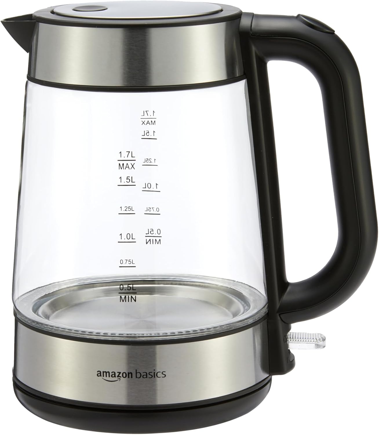 B07JZQ1MXT - Amazon Basics 1.8-Qt (1.7L) Electric Kettle, Electric Tea Kettle &