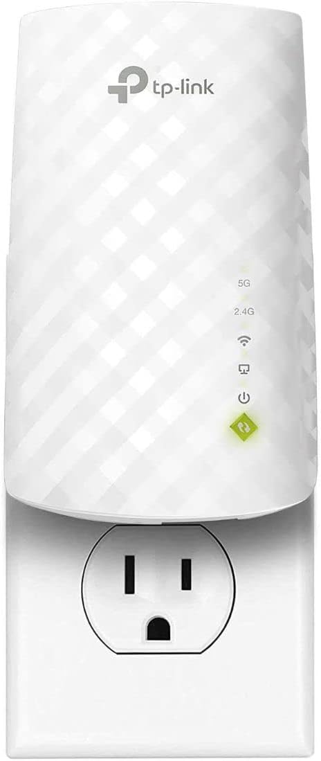 B07N1WW638 - TP-Link WiFi Extender with Ethernet Port, Dual Band 5GHz/2.4GHz ,