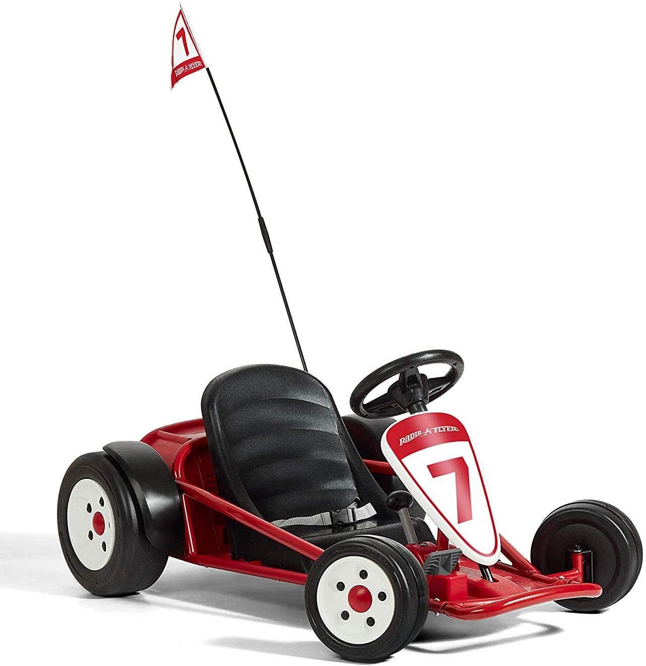 B07P9KDVPG - Radio Flyer Ultimate Go-Kart, 24 Volt Outdoor Ride On Toy,