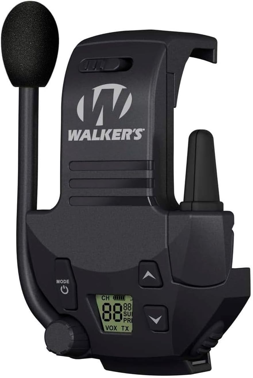 B07QFCP93T - WALKER'S Razor Walkie Talkie Attachment - 22 Channels 3 Miles