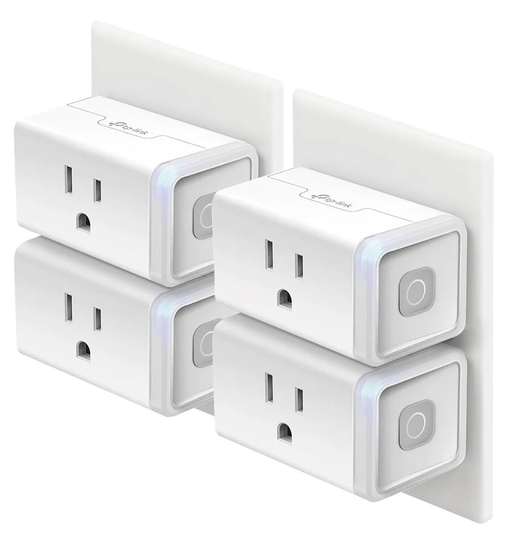 B07RCNB2L3 - Kasa Smart Plug HS103P4, Smart Home Wi-Fi Outlet Works with