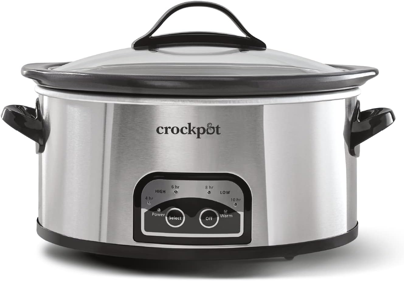 B07S6Y4YRJ - Crock-Pot 6 Quart Programmable Slow Cooker with Timer and Auto