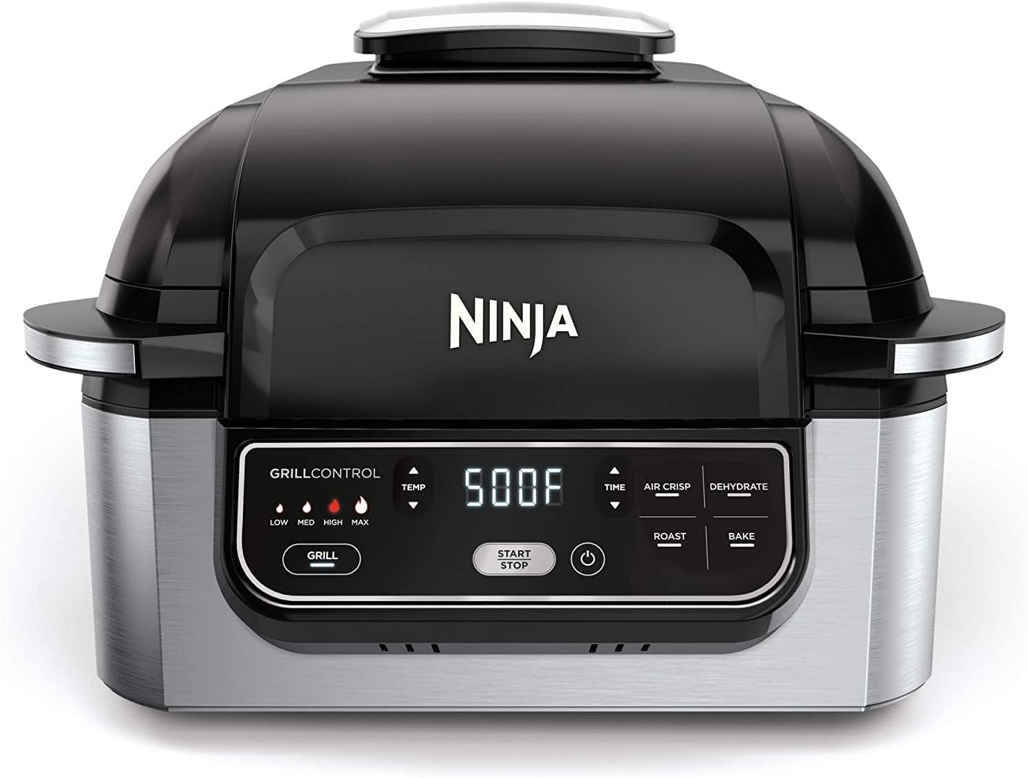 B07S76WBGF - Ninja AG301 Foodi 5-in-1 Indoor Electric Grill with Air Fry,