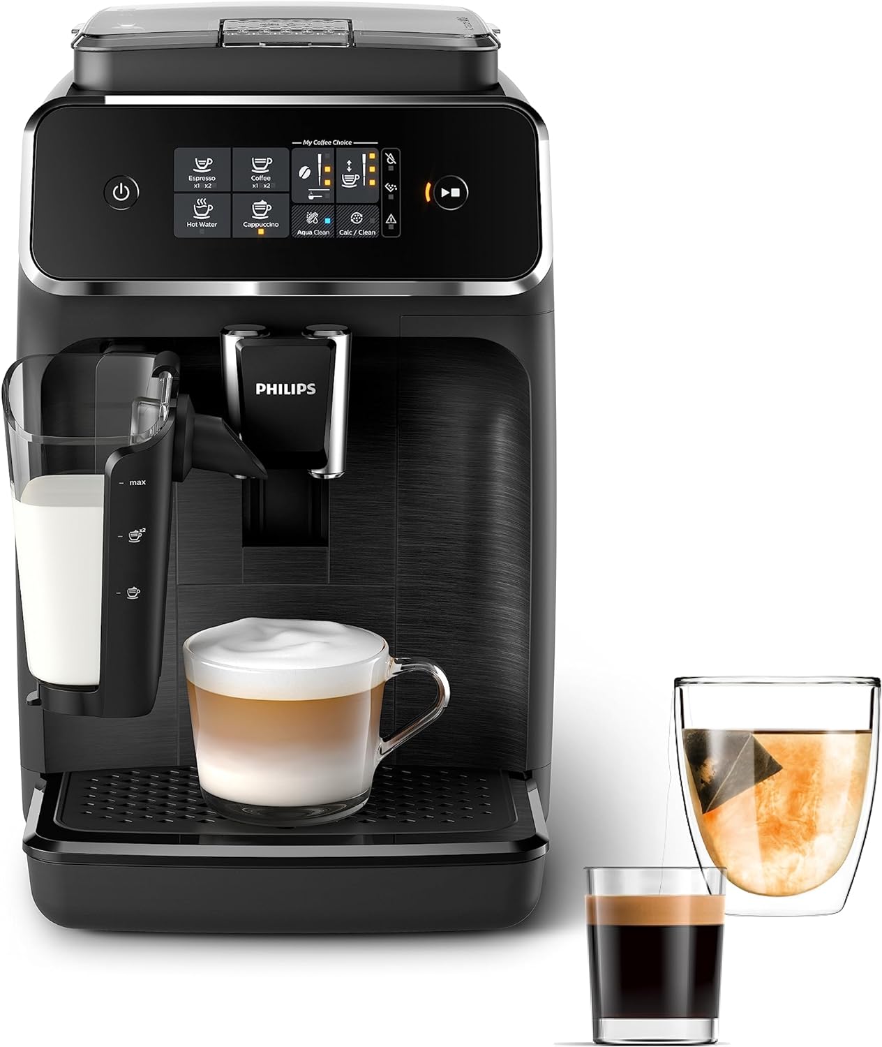 B07X2QLBB1 - Philips 2200 Series Fully Automatic Espresso Machine, LatteGo Milk Frother,