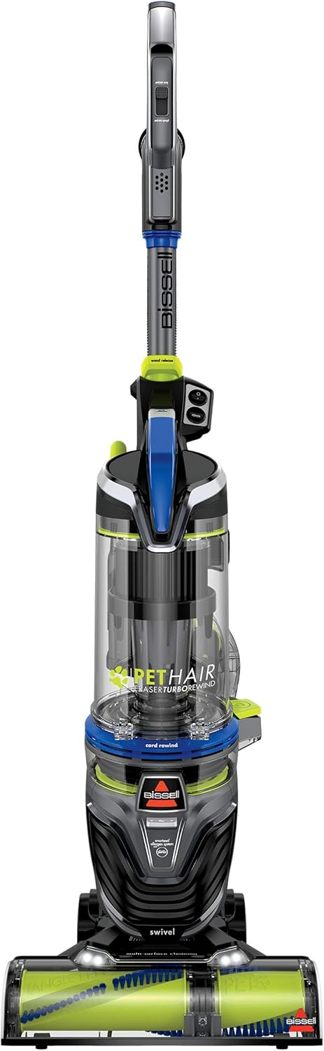 B083JWGWK2 - Bissell Pet Hair Eraser Turbo Rewind Vacuum, Lightweight, Automatic Cord