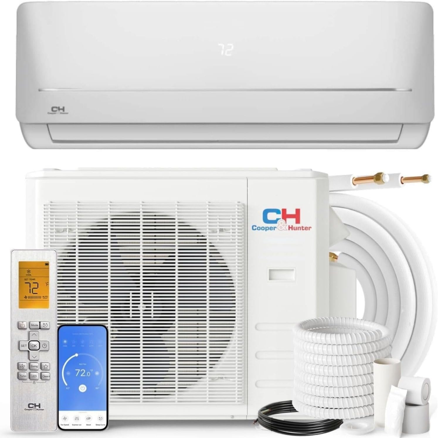 B0849LK2C6 - Cooper & Hunter 24,000 BTU, 230V, 17 SEER Ductless Mini