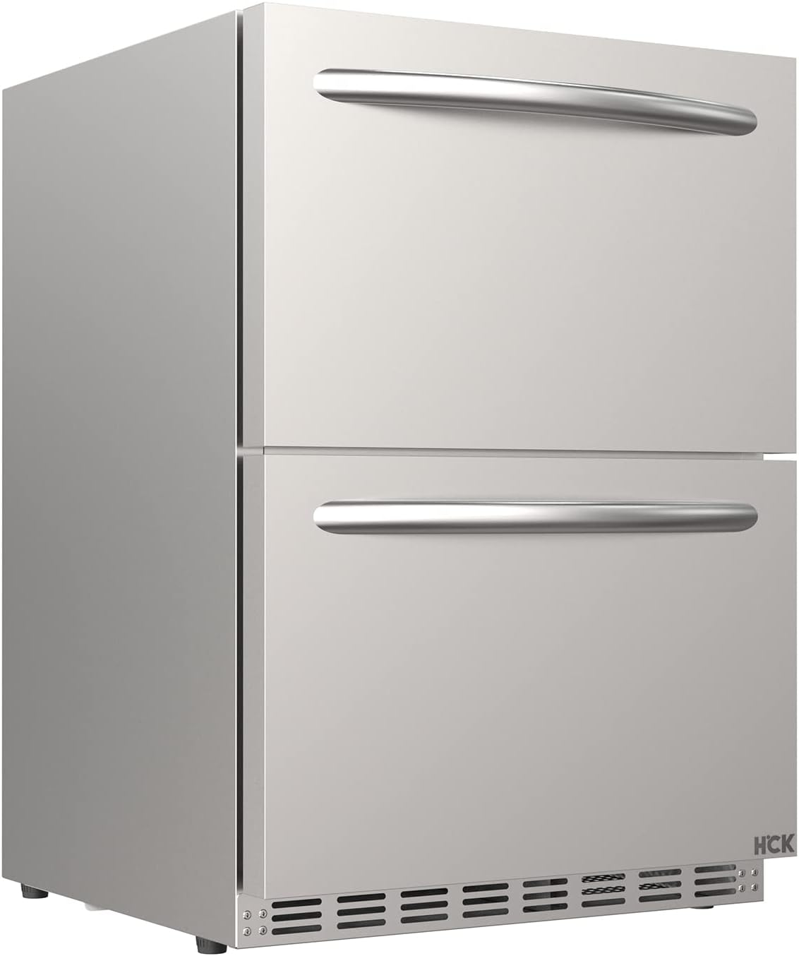 B0855VDCJZ - HCK 24 Inch Under Counter Refrigerator, Outdoor Refrigerator with Double