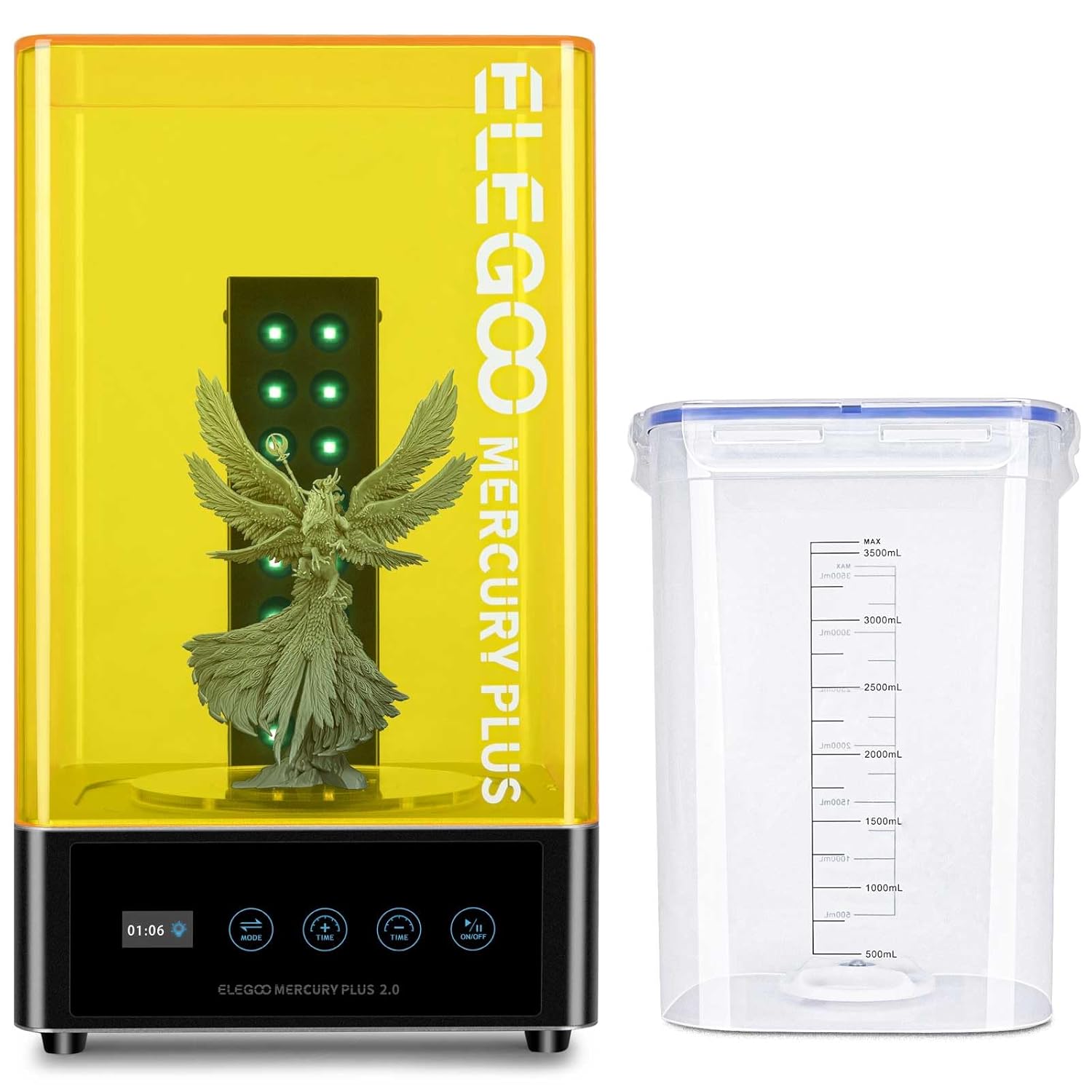 B08626WF87 - ELEGOO Mercury Plus 2.0 Wash and Cure Station V2 for