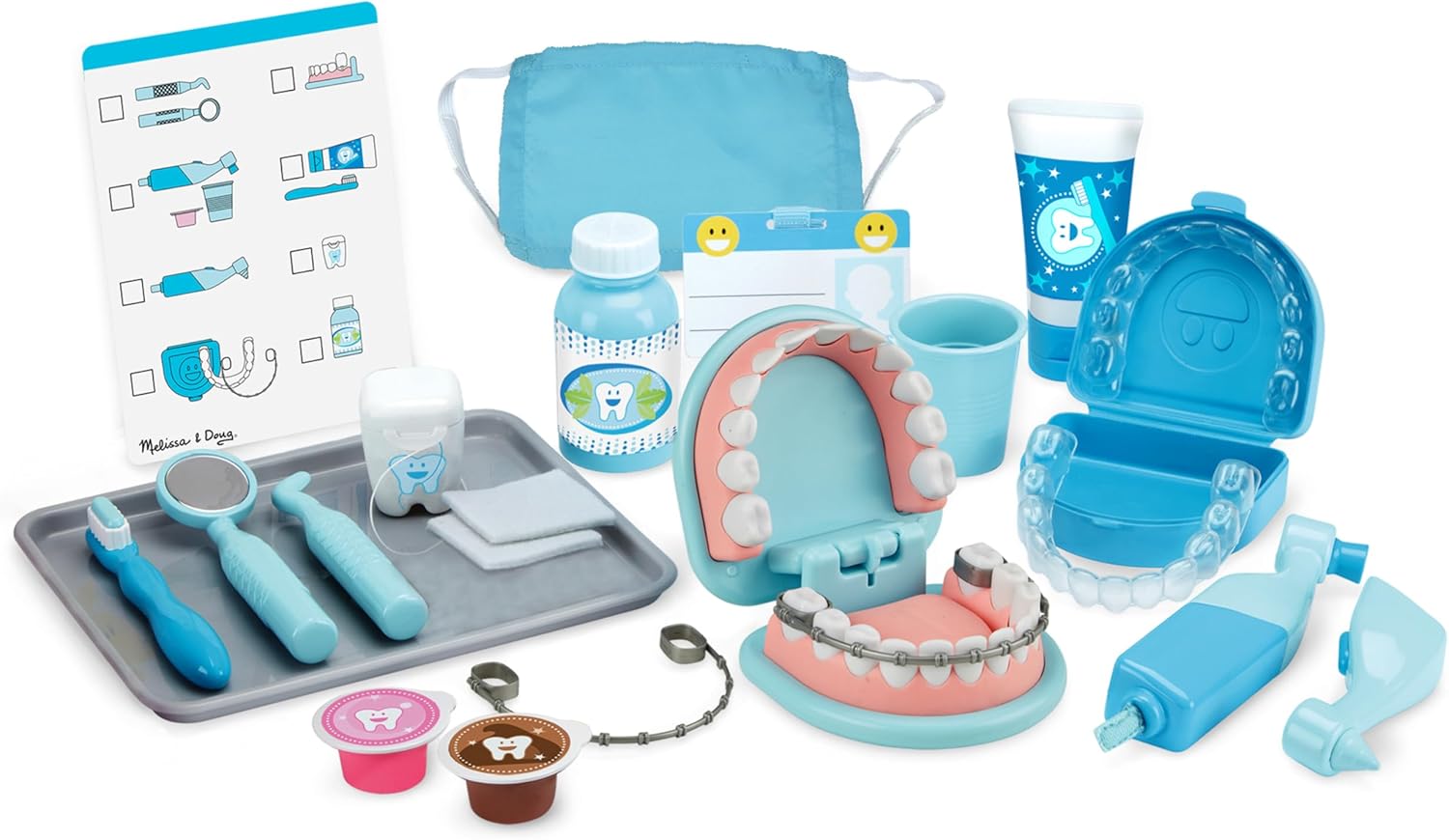 B08CLH6Q5J - Melissa & Doug Super Smile Dentist Kit With Pretend Play