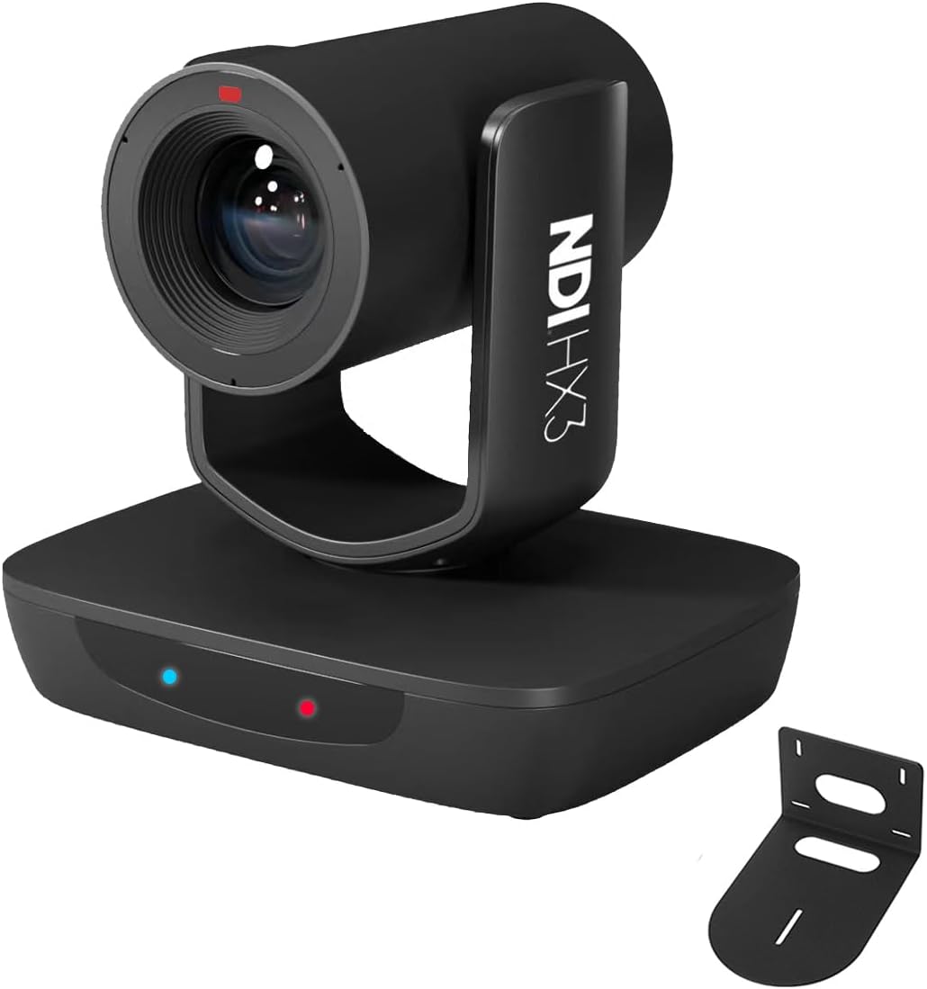 B08RWGC5JQ - AVKANS AI Auto Tracking NDI PTZ Camera, 20X Zoom Live
