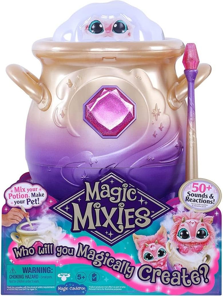 B08S5GWF9F - Cream Tea Magic Mixies Magical Misting Cauldron with Interactive 8