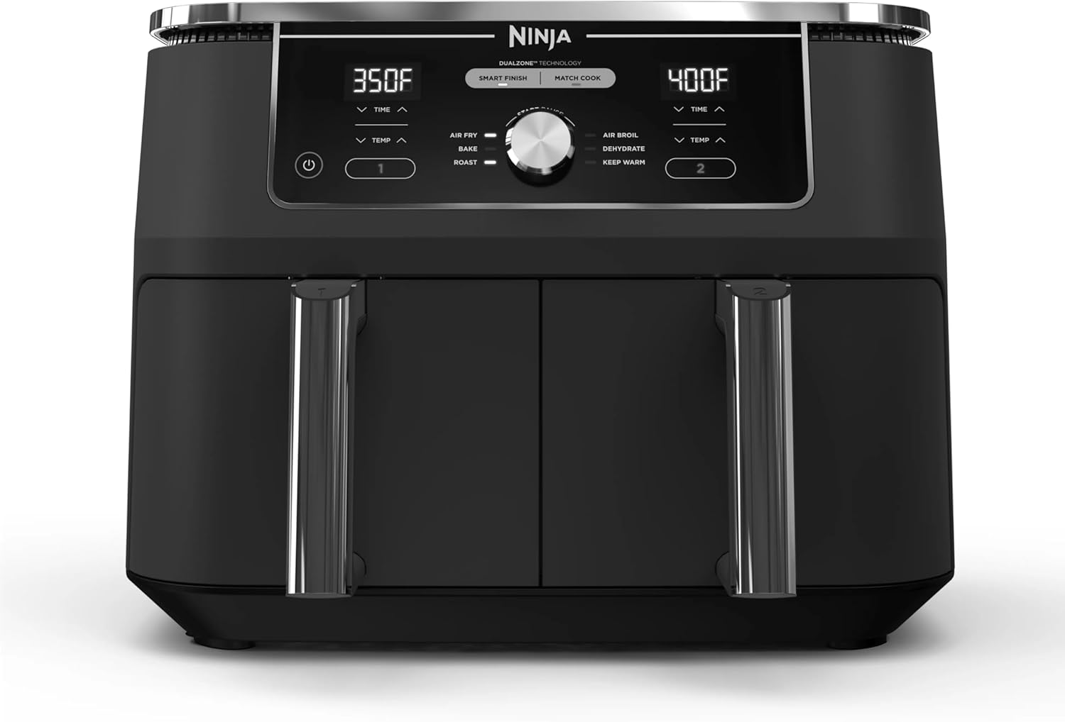 B096X9LGJ1 - Ninja DZ401 Foodi 10 Quart 6-in-1 DualZone XL 2-Basket Air