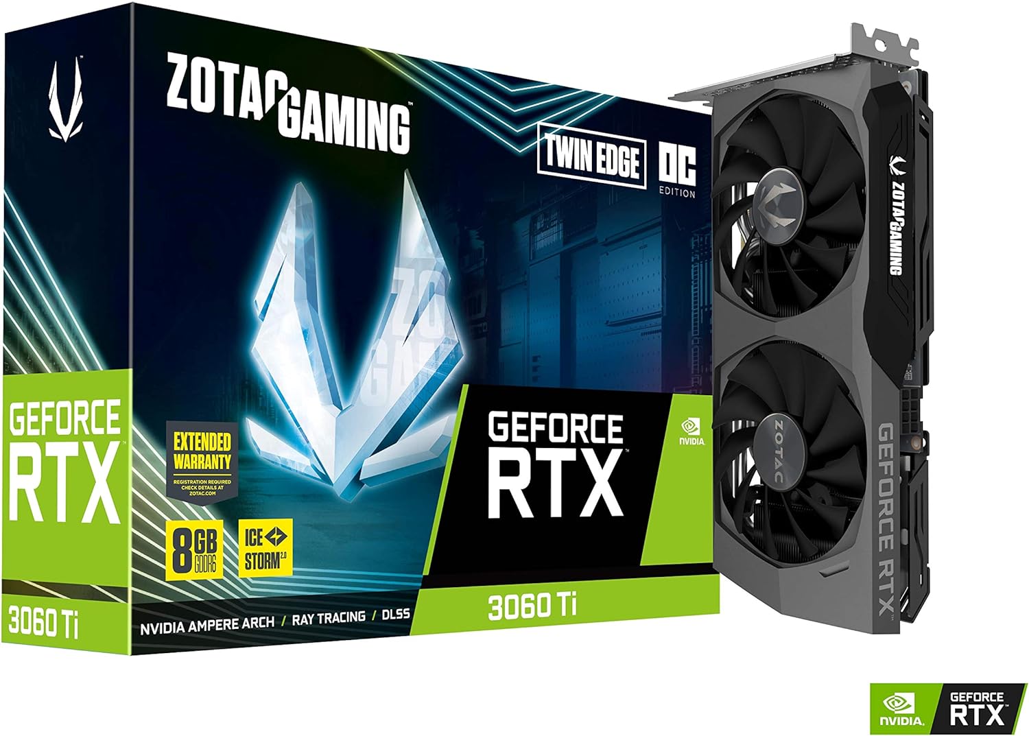 B097YW4FW9 - ZOTAC Gaming GeForce RTX™ 3060 Ti Twin Edge OC LHR