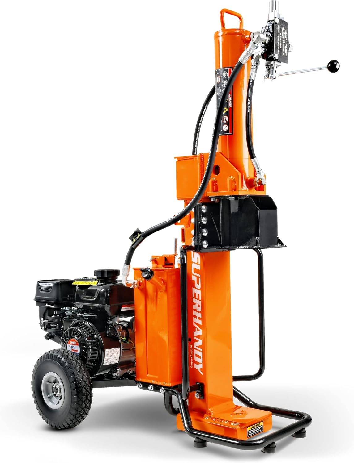 B09DFQV9FM - SuperHandy Log Splitter with Durable Steel Wedge, Portable Design for