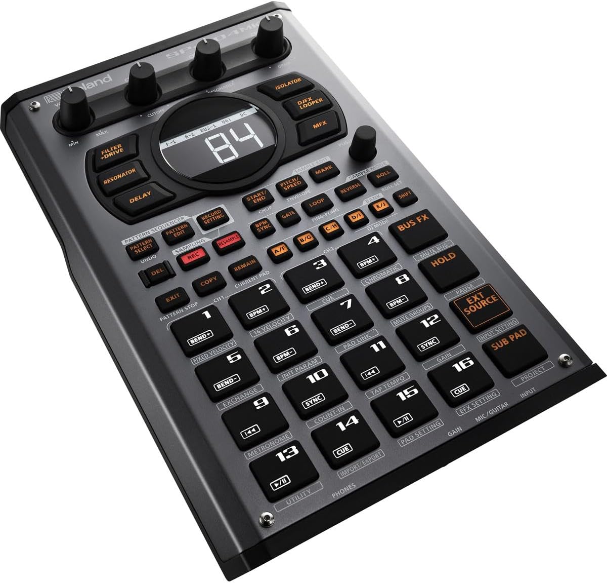 B09J1TMSYV - Roland SP-404MKII Creative Sampler and Effector with 16GB Internal Storage,