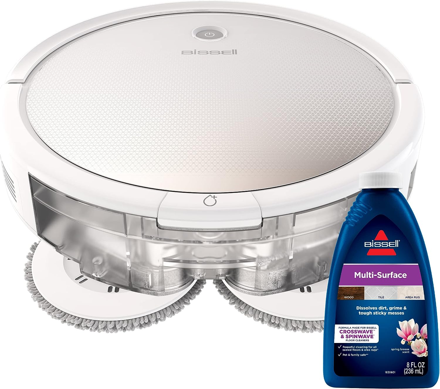 B09JW2RS8Z - Bissell SpinWave Pet Robot, 2-in-1 Wet Mop and Dry Robot