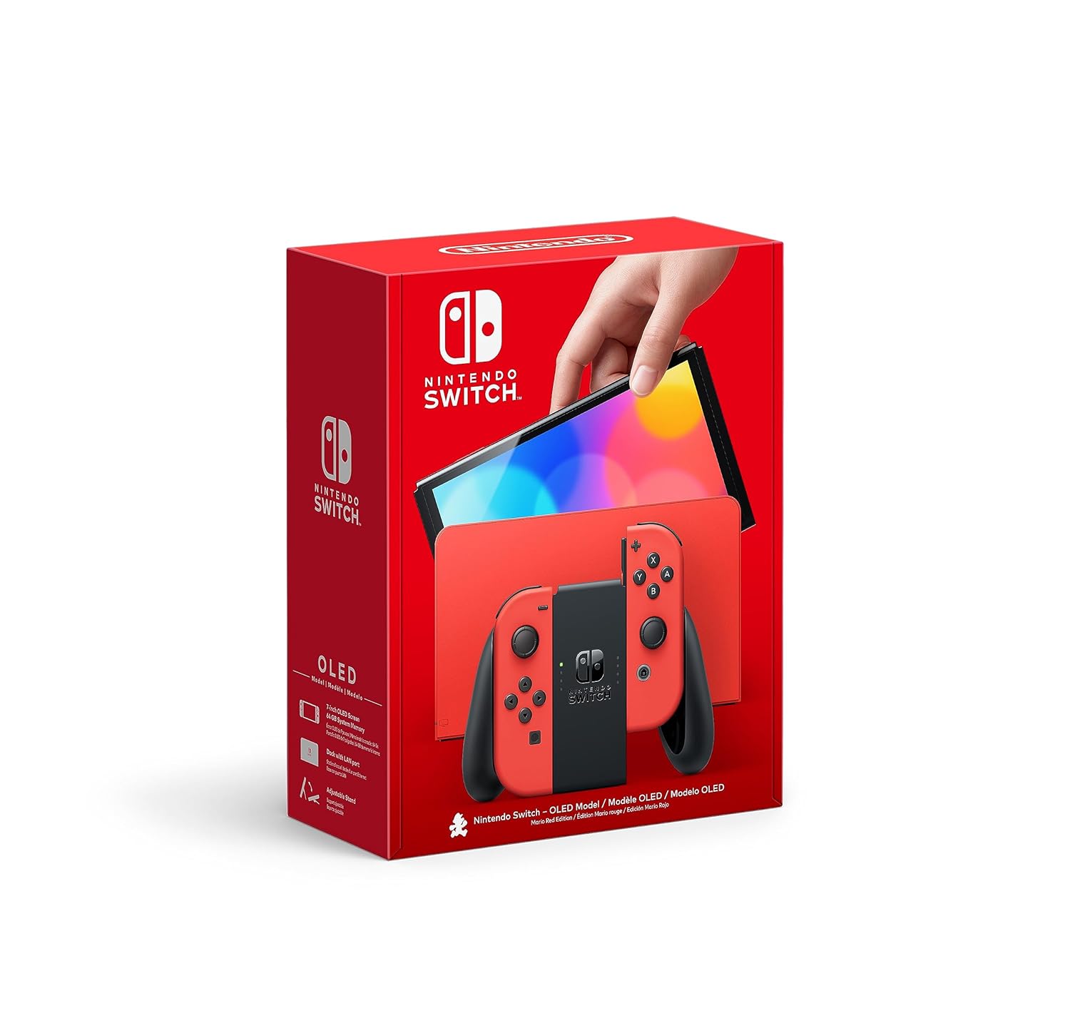 B09NCMZNJK - Nintendo Switch - OLED Model: Mario Red Edition