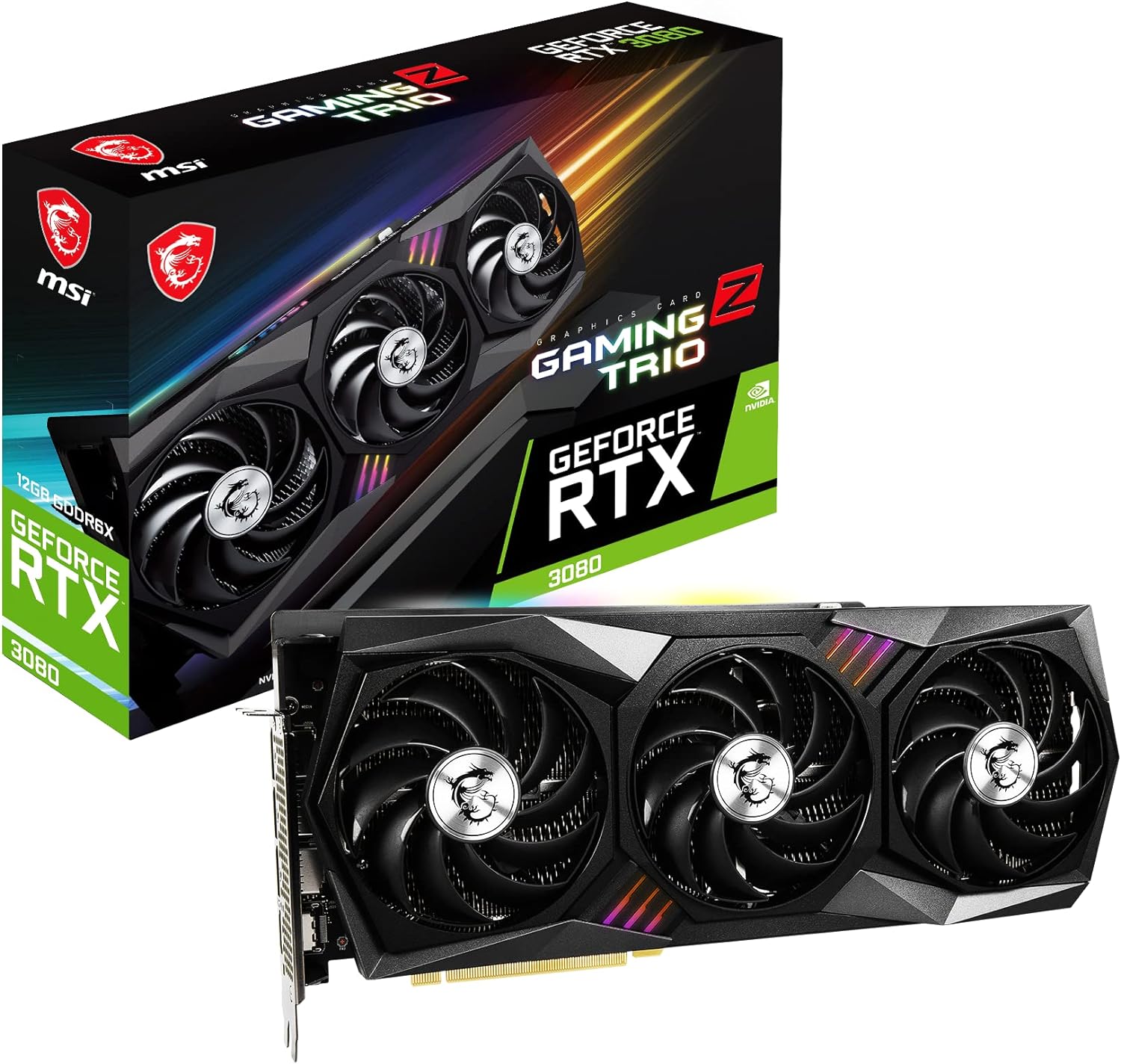 B09QKL8XG5 - MSI Gaming GeForce RTX 3080 LHR 12GB GDRR6X 384-Bit HDMI/DP