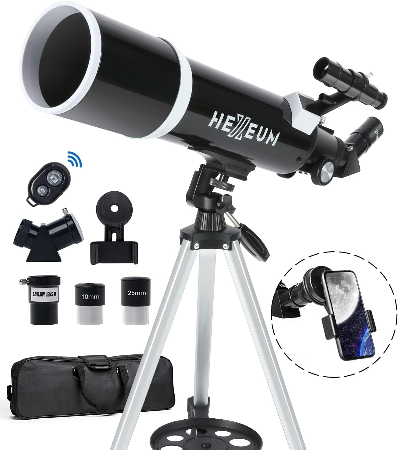 B09Y58QTJ2 - Telescope for Adults & Beginner Astronomers - 80mm Aperture 600mm