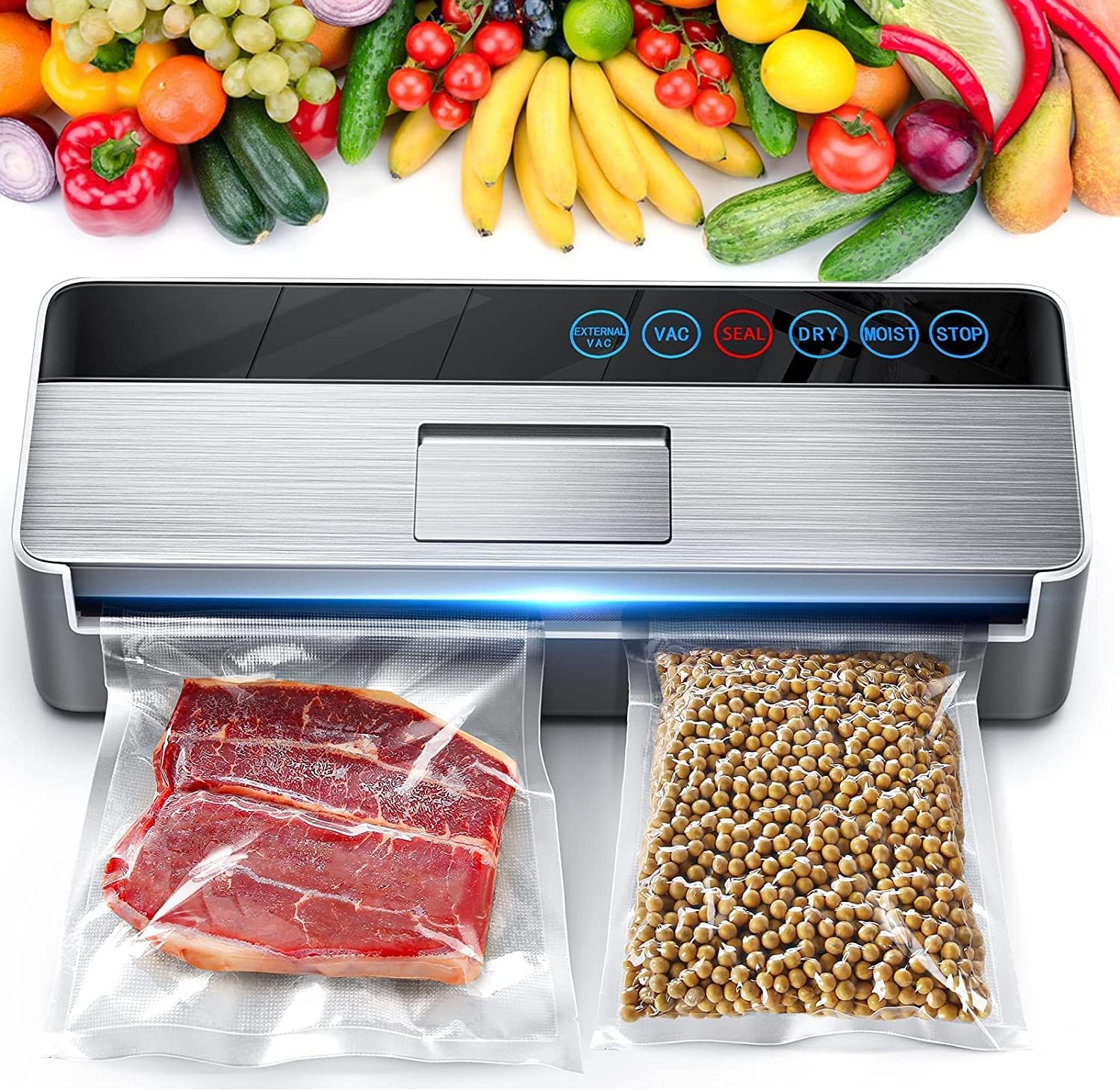 B09ZV7N7DJ - Vacuum Sealer Machine, Full Automatic Food Sealer (95Kpa), Vacuum Sealers
