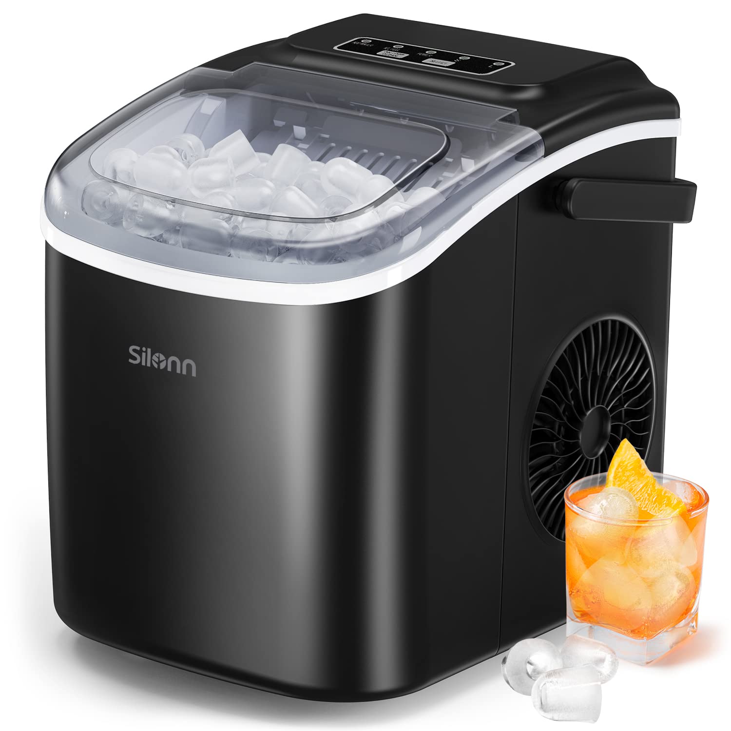 B0B5D97F23 - Silonn Ice Maker Countertop, 9 Cubes Ready in 6 Mins