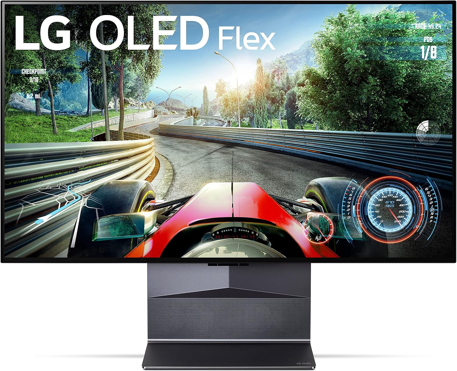 B0BC9VYH21 - LG 42-Inch Class OLED Flex Smart TV with Bendable Screen