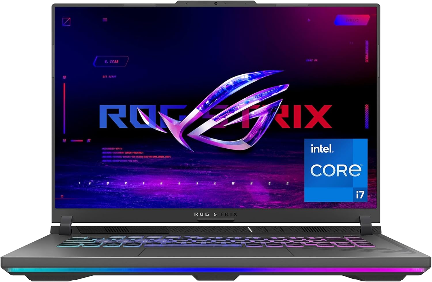 B0BV8H8HVD - ASUS ROG Strix G16 (2023) Gaming Laptop, 16” 16:10 FHD