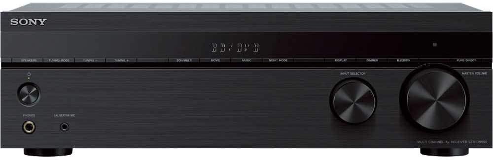 B078WG7HZY - Sony STRDH590 5.2 Channel Surround Sound Home Theater Receiver: 4K