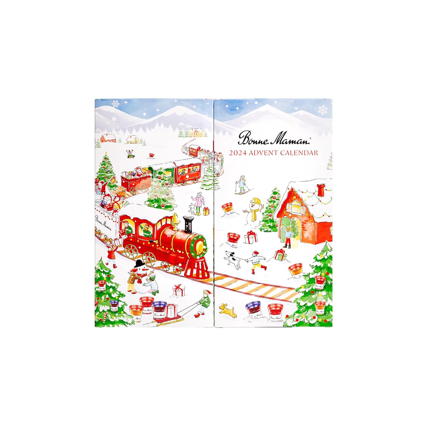 B08D98XBX8 - Bonne Maman 2024 Limited Edition Advent Calendar, 24 Mini Spreads