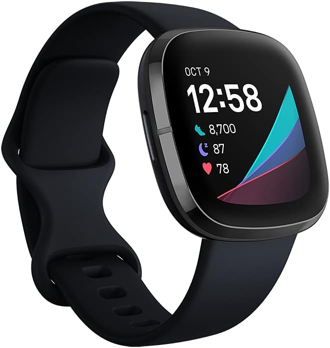 B08DFCWVZ4 - Fitbit Sense Advanced Smartwatch with Tools for Heart Health, Stress
